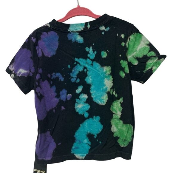 Bananas Monkey Tie Dye Yin Yang Twins Youth 2T Toddler Tee Shirt NEW - Picture 2 of 3